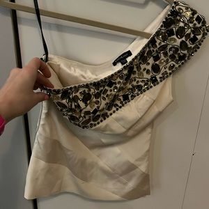 Bebe one shoulder top